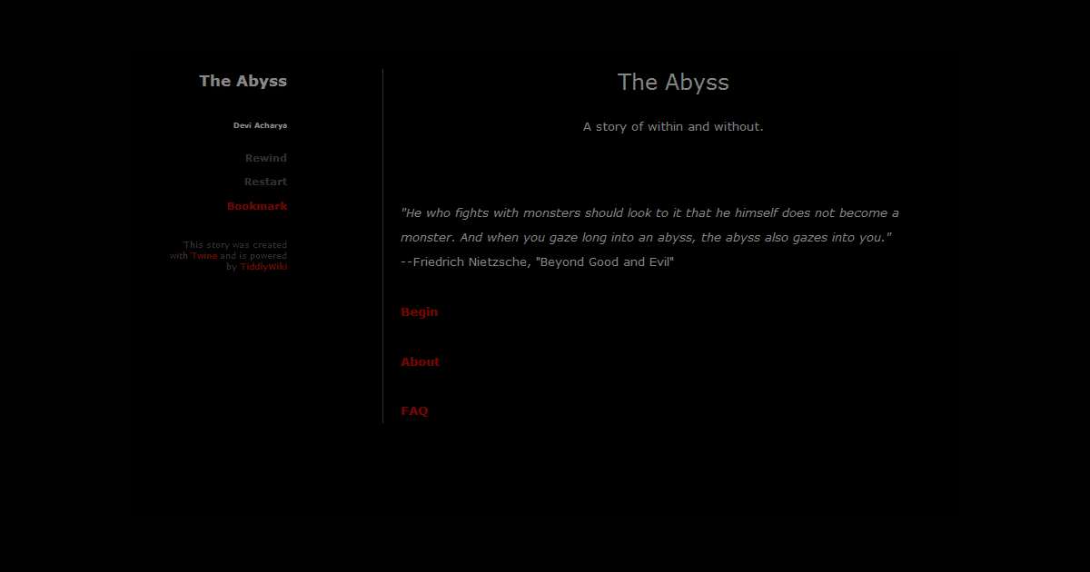 Return to Abyss download the last version for windows