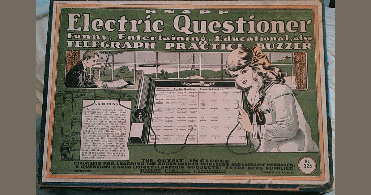 Knapp Electric Questioner Board Game Boardgamegeek