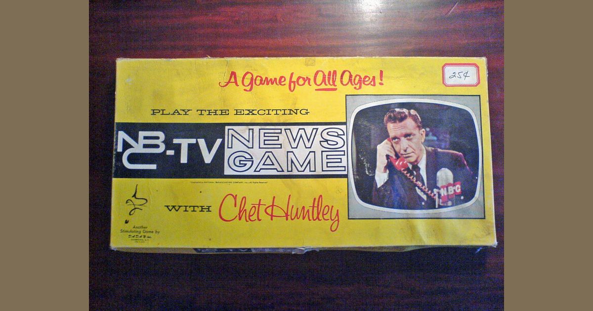 NBC TV News Game Board Game BoardGameGeek