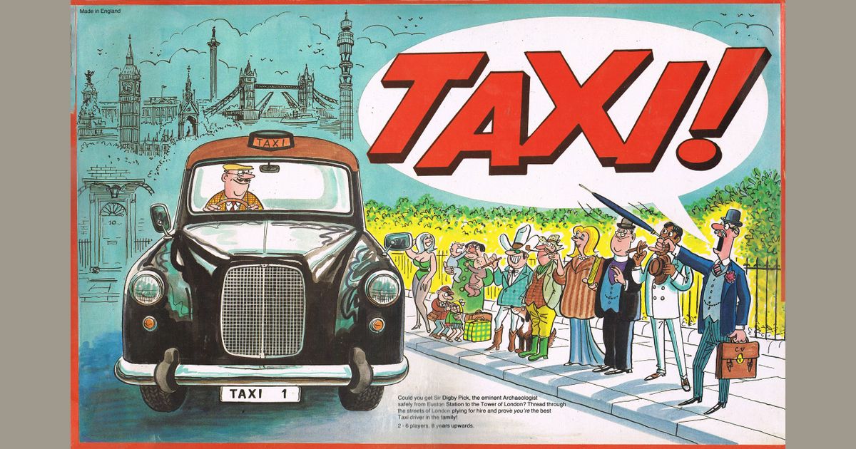 rangers taxi board game