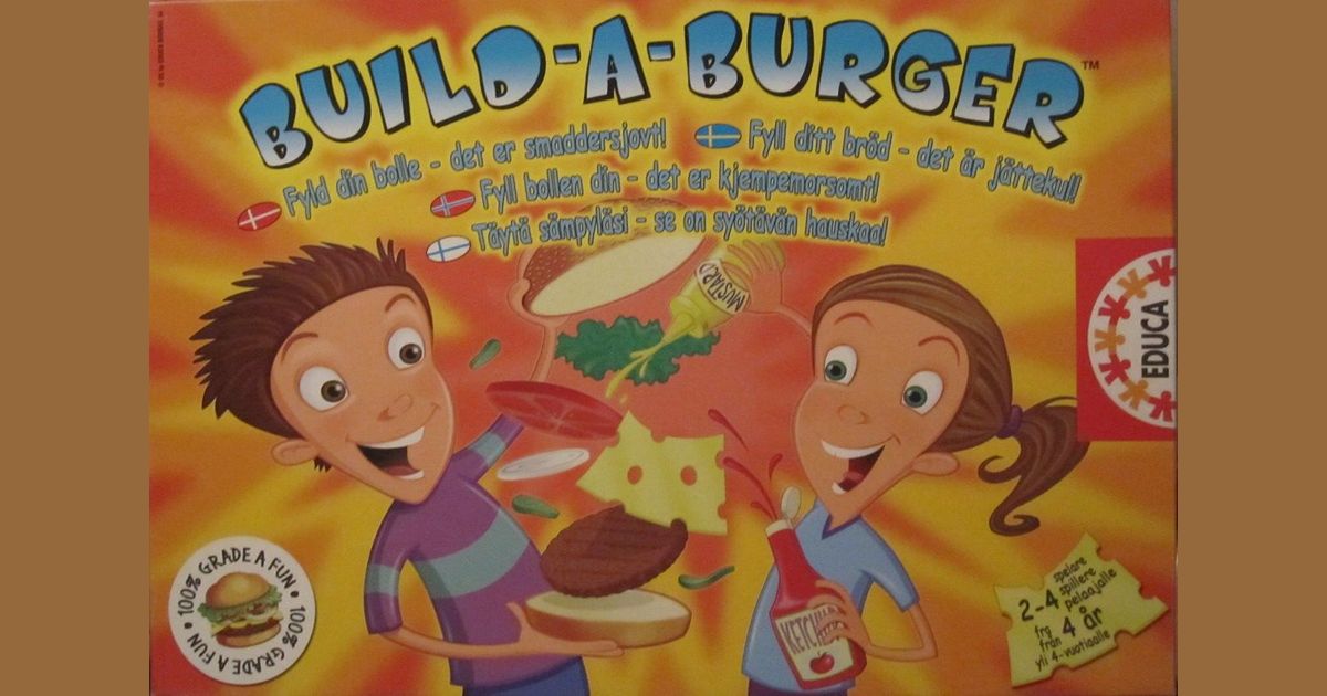 Build-A-Burger | Board Game | BoardGameGeek