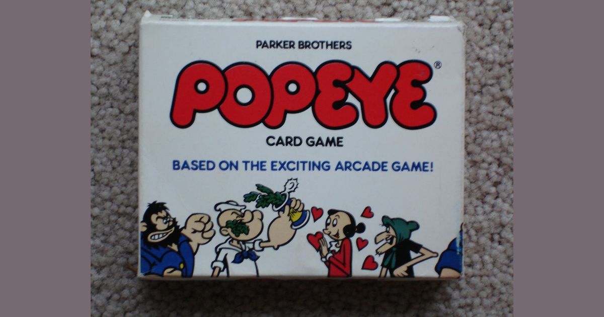 Popeye Card game Board Game BoardGameGeek