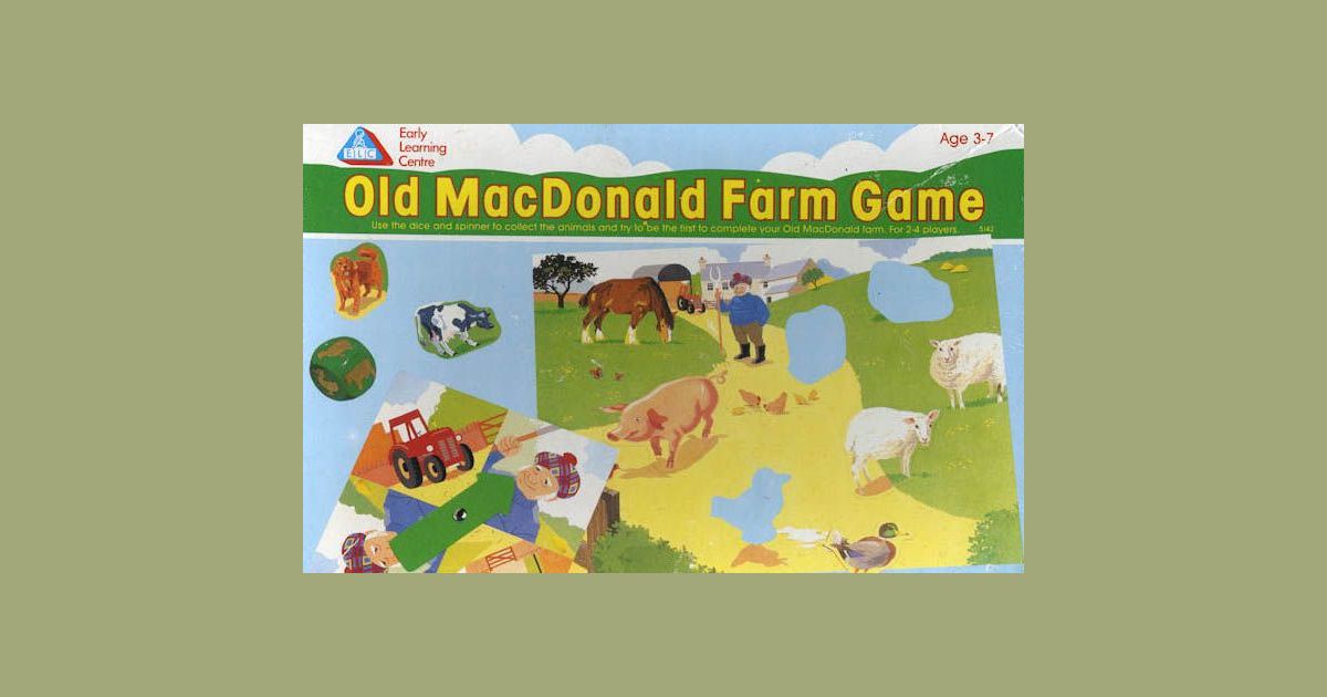 Old Macdonald Farm Game Board Game Boardgamegeek
