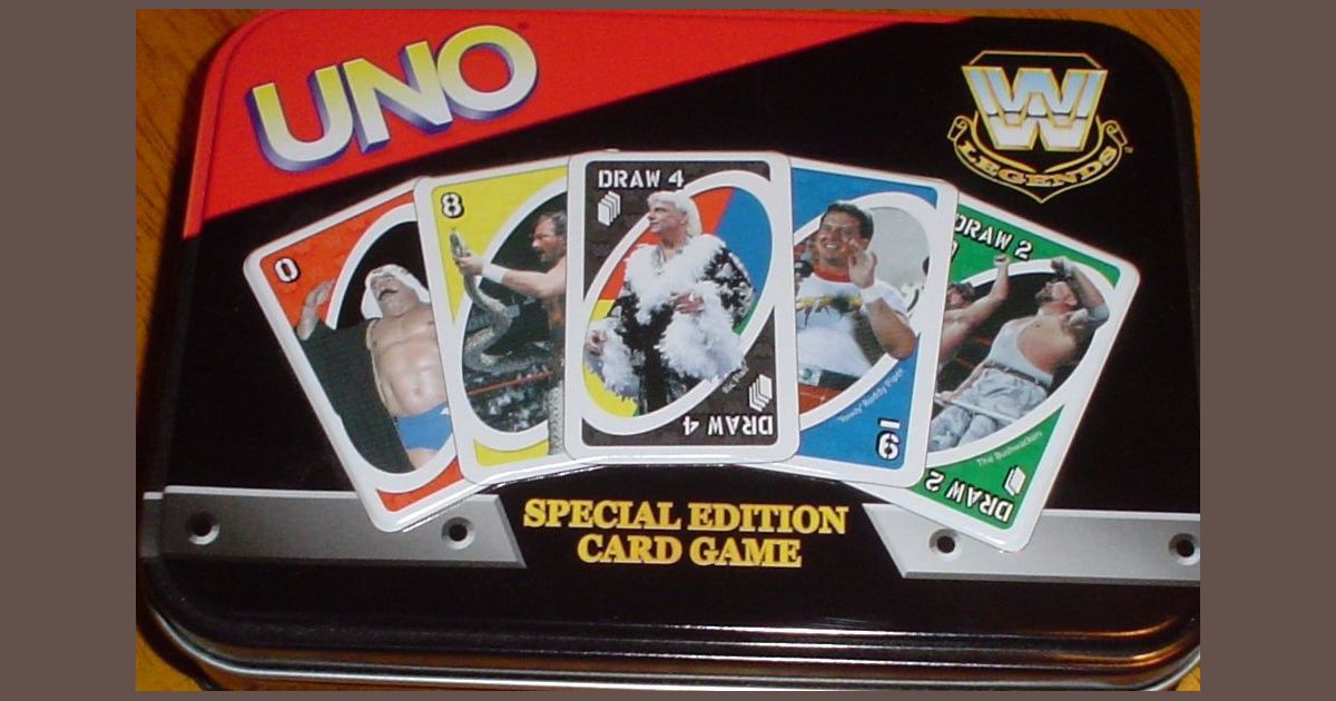UNO WWE Legends of Wrestling Board Game BoardGameGeek