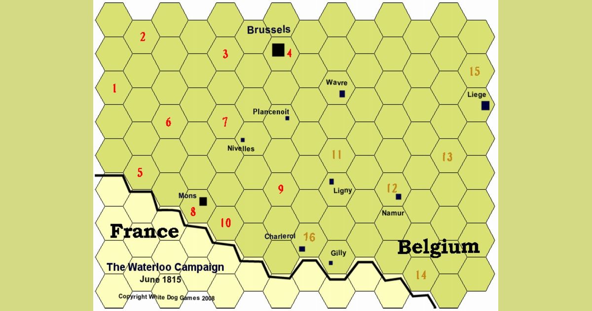 The Waterloo Campaign Board Game BoardGameGeek