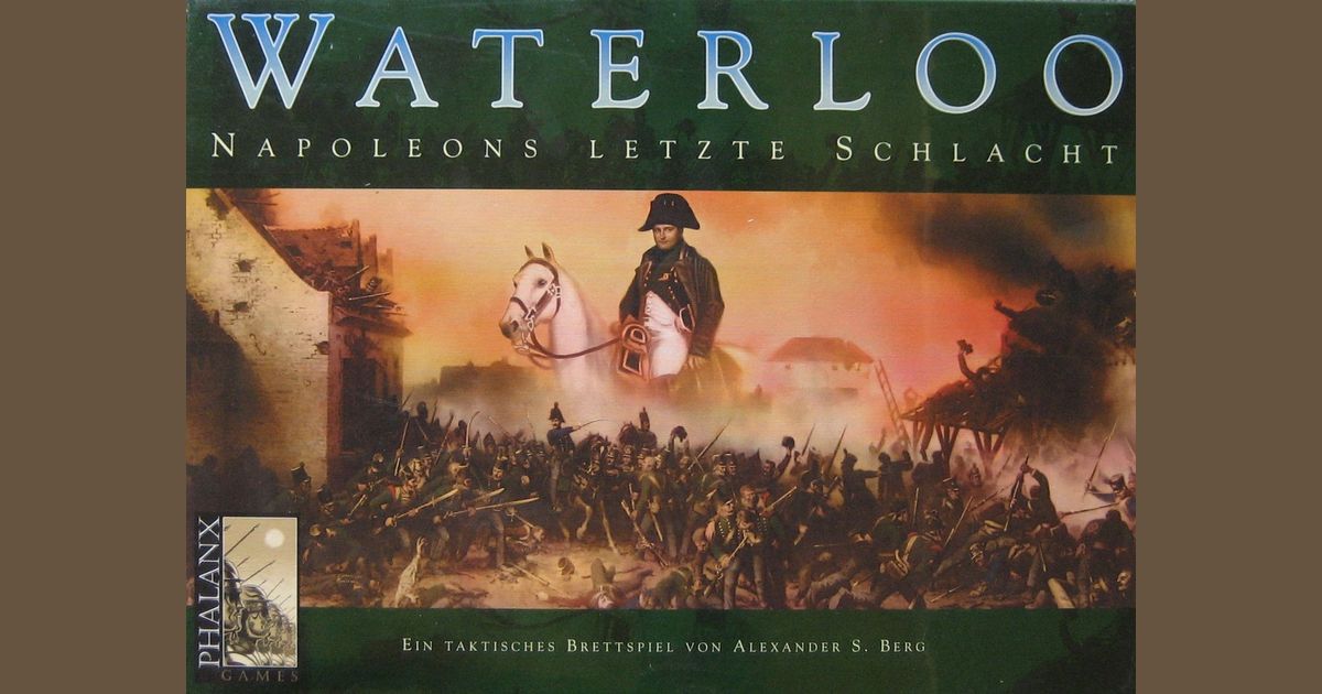 Waterloo Napoleon's Last Battle Board Game BoardGameGeek