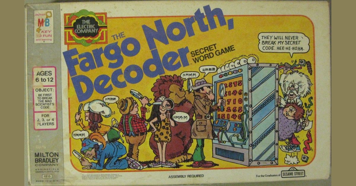 Fargo North, Decoder Secret Word Game Board Game BoardGameGeek