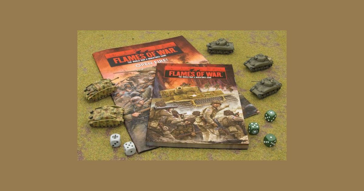 Flames of War Open Fire Board Game BoardGameGeek
