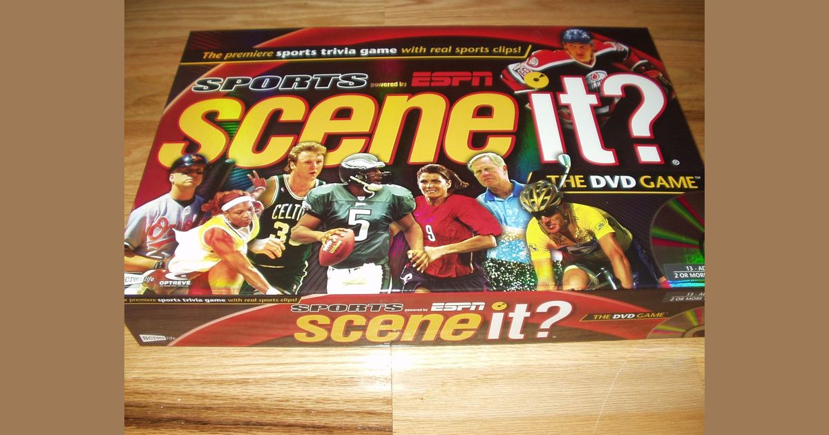 Scene It? Sports powered by ESPN Board Game BoardGameGeek