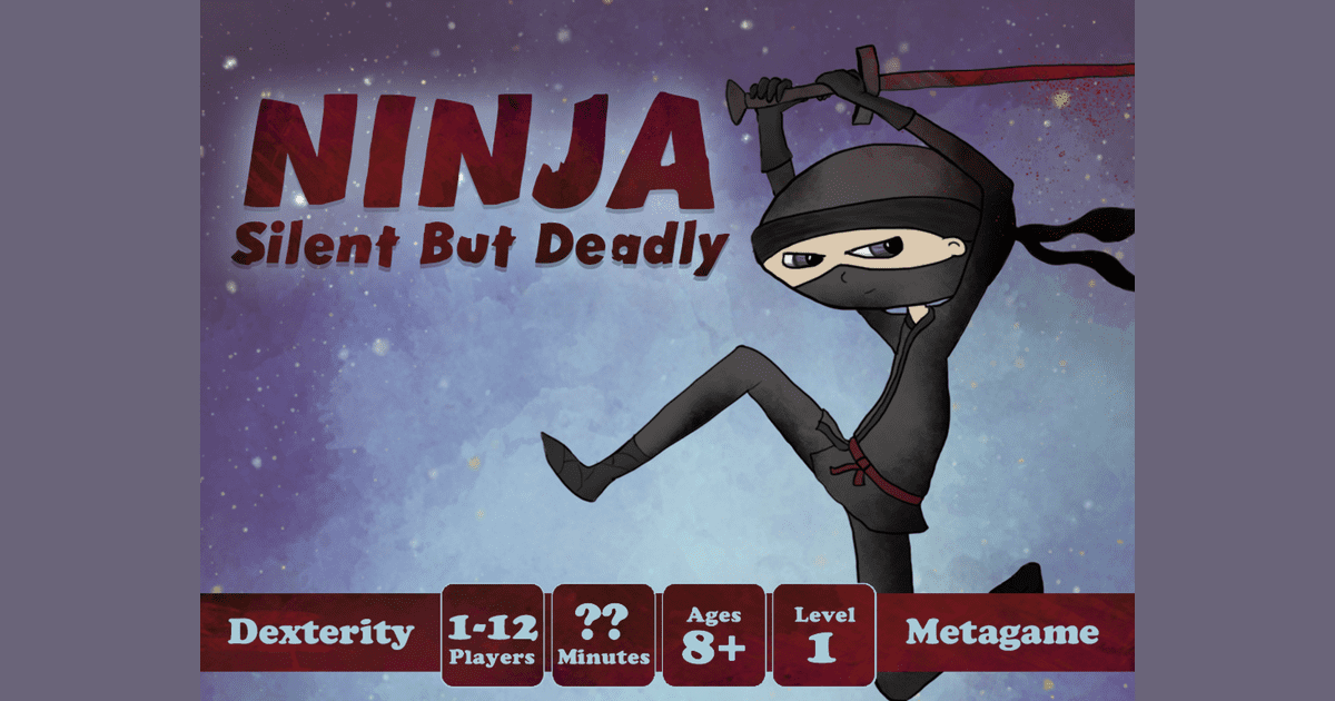 Ninja Silent But Deadly Board Game BoardGameGeek