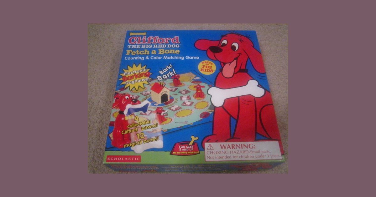 Clifford The Big Red Dog Fetch A Bone Board Game Boardgamegeek