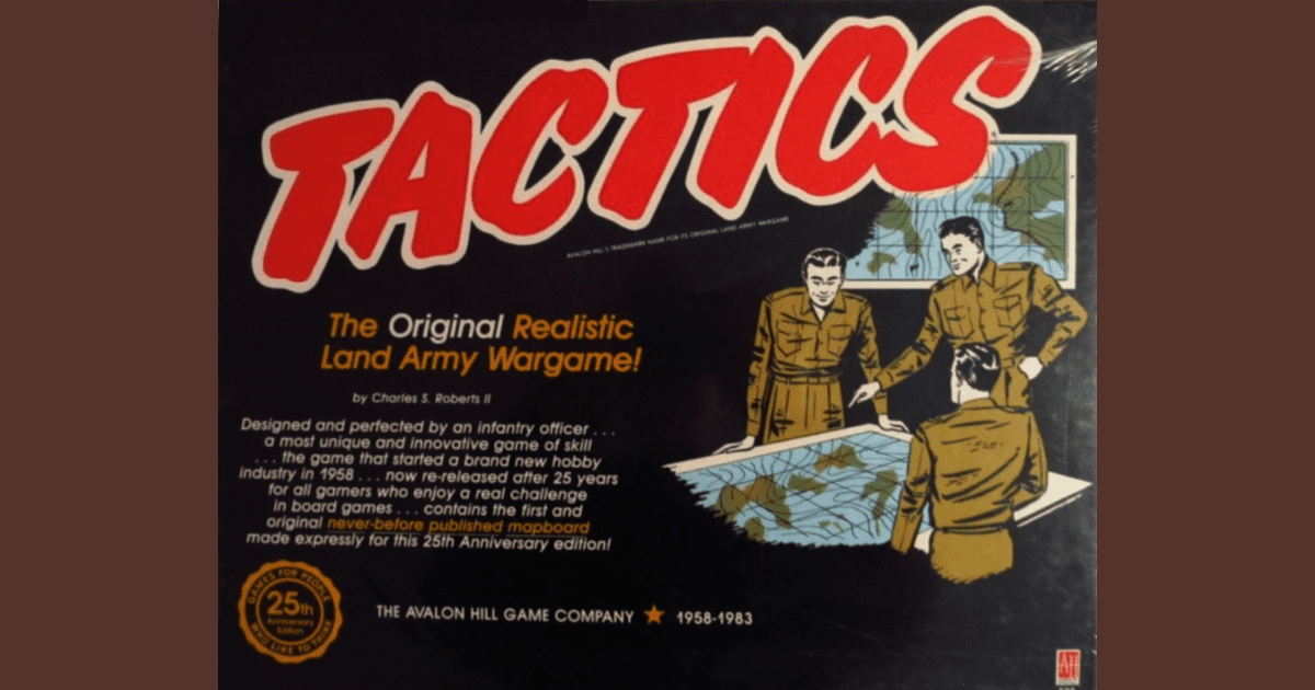 Tactics (25th Anniversary Edition) Board Game BoardGameGeek