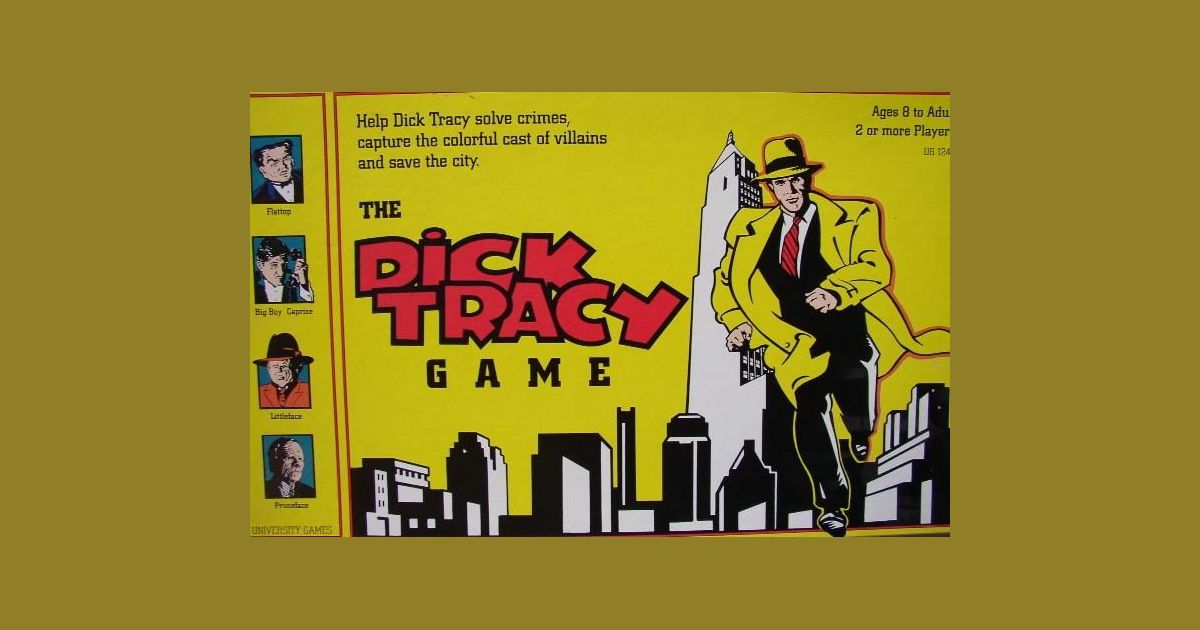The Dick Tracy Game Board Game BoardGameGeek