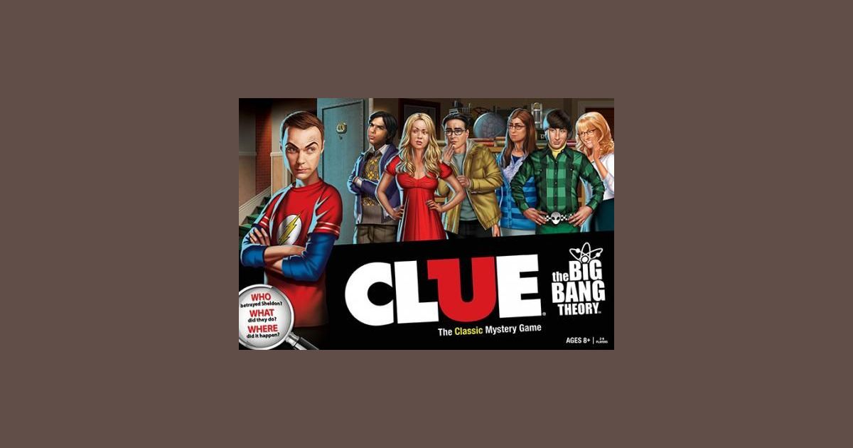 Clue The Big Bang Theory Board Game Boardgamegeek