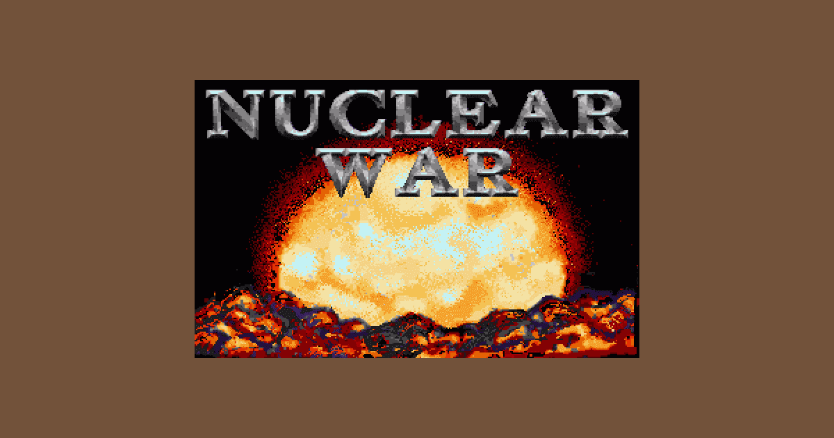 Nuclear War Video Game VideoGameGeek
