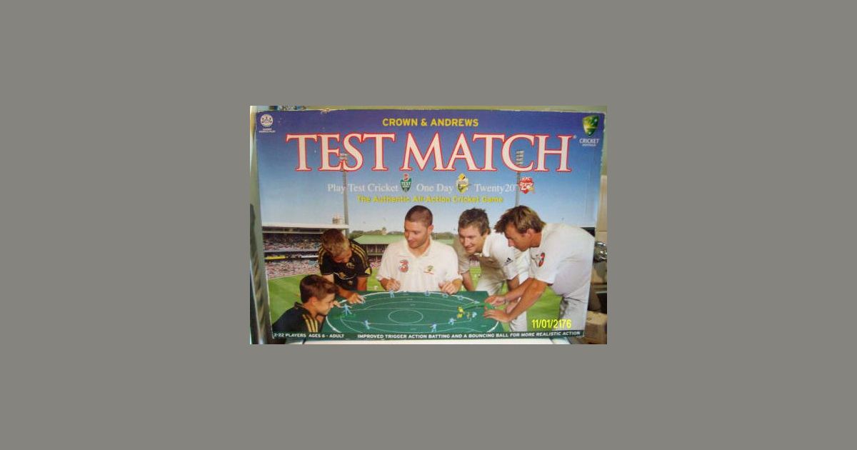Test Match Second Edition Board Game BoardGameGeek