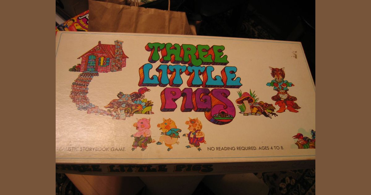Three Little Pigs Board Game Instructions
