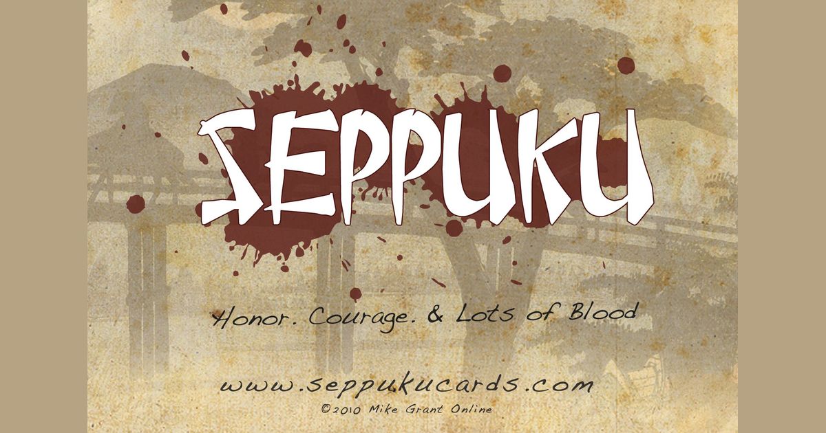 Seppuku Board Game Boardgamegeek
