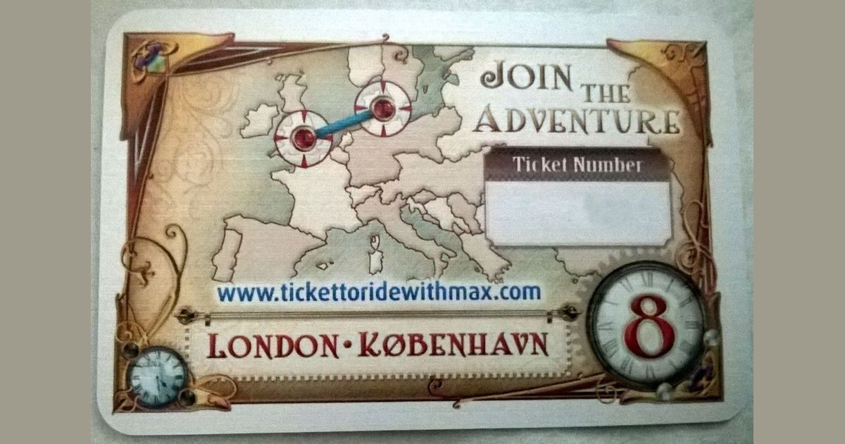 Ticket To Ride Europe London Kobenhavn Board Game Boardgamegeek