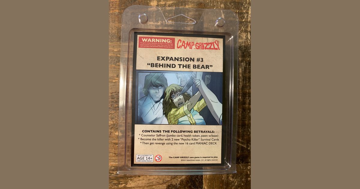 Camp Grizzly Expansion 3 Behind the Bear Board Game BoardGameGeek