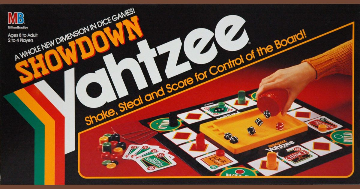 Showdown Yahtzee Board Game Boardgamegeek