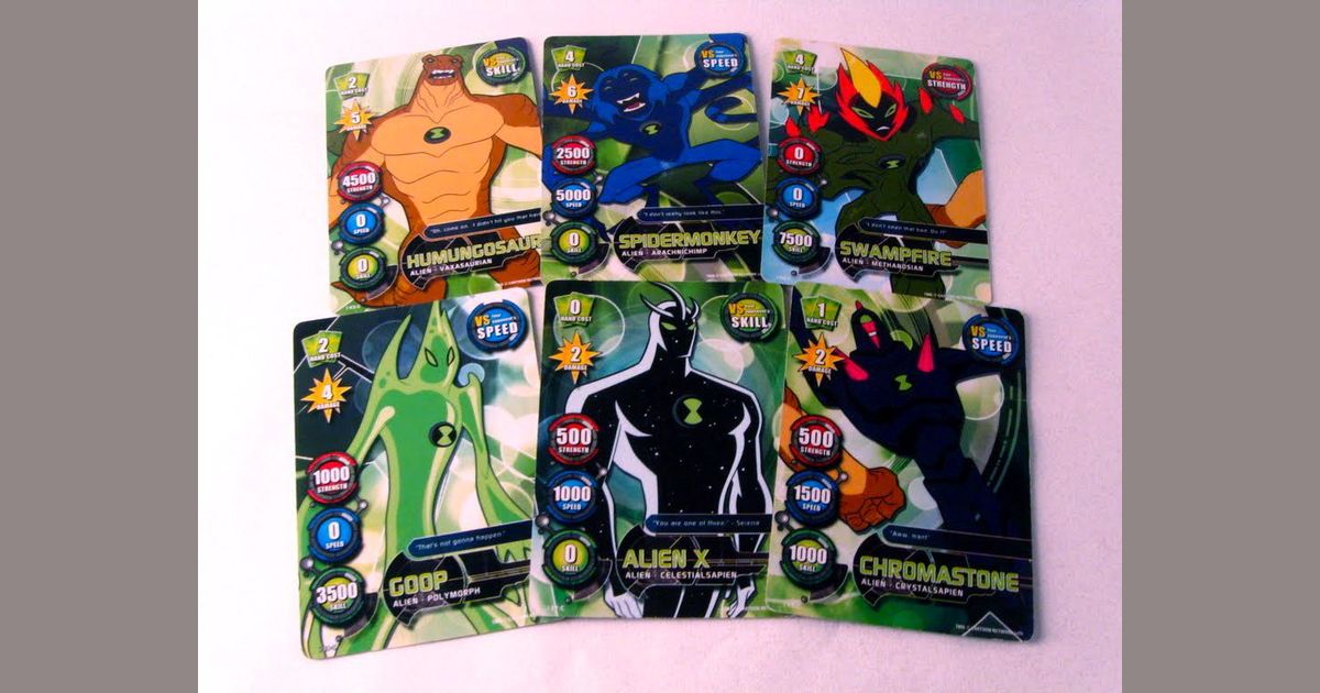 Ben 10 Alien Force Trading Card Game Board Game Boardgamegeek
