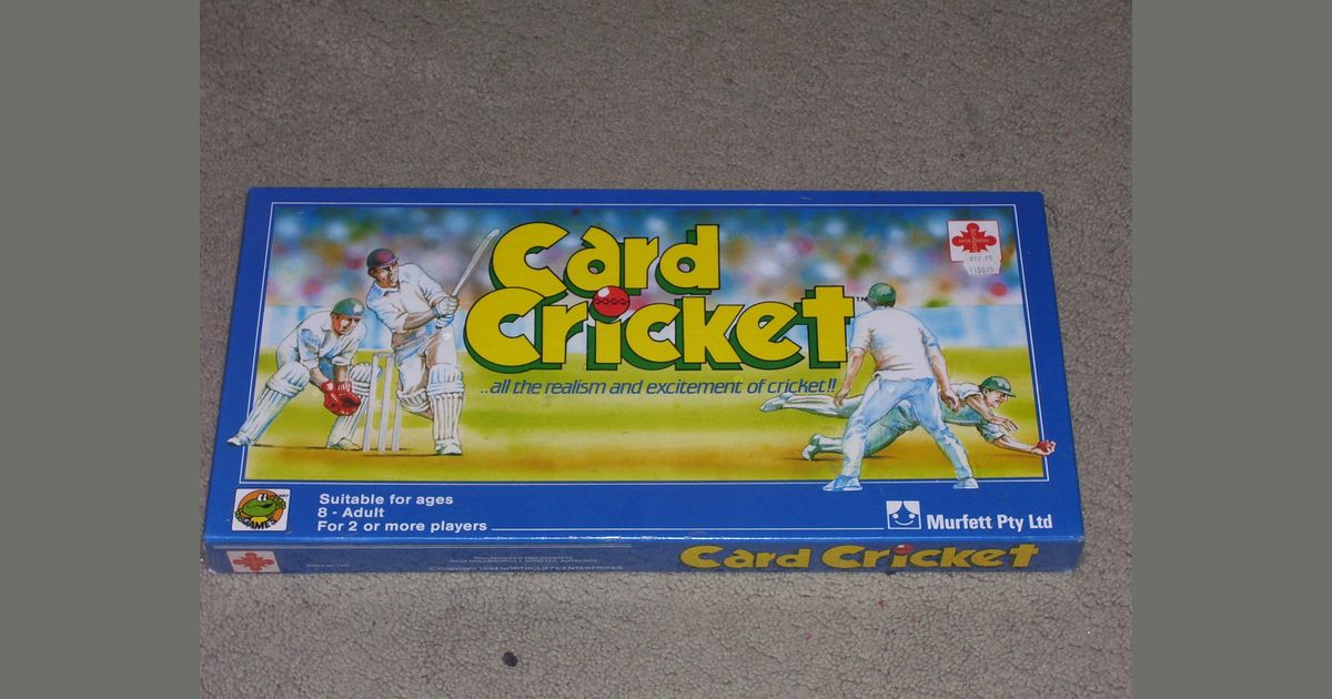 Card Cricket Board Game BoardGameGeek