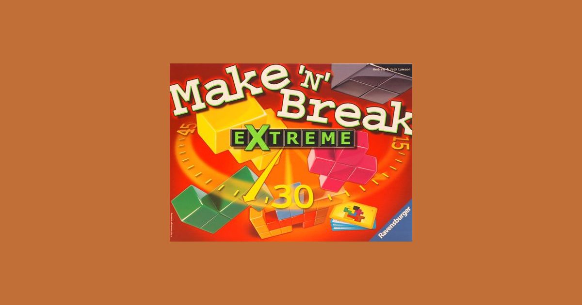 Make 'n' Break Extreme Board Game BoardGameGeek