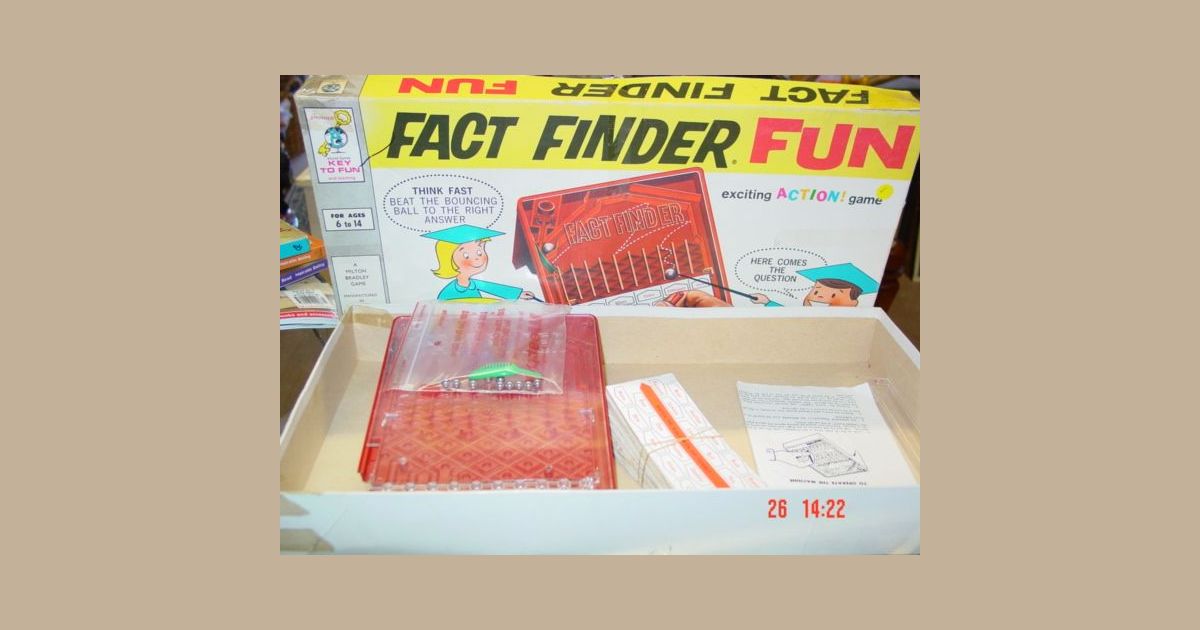 Fact Finder Fun Board Game BoardGameGeek