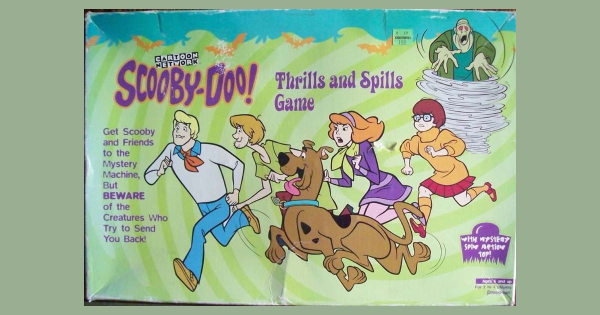 Scooby-Doo Electronic Talking Thrills and Spills Game Pressman Toy