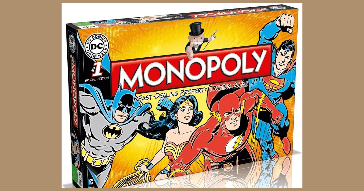 Monopoly DC Comics Board Game BoardGameGeek