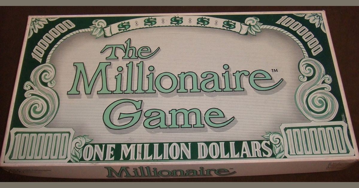 The Millionaire Game Board Game BoardGameGeek