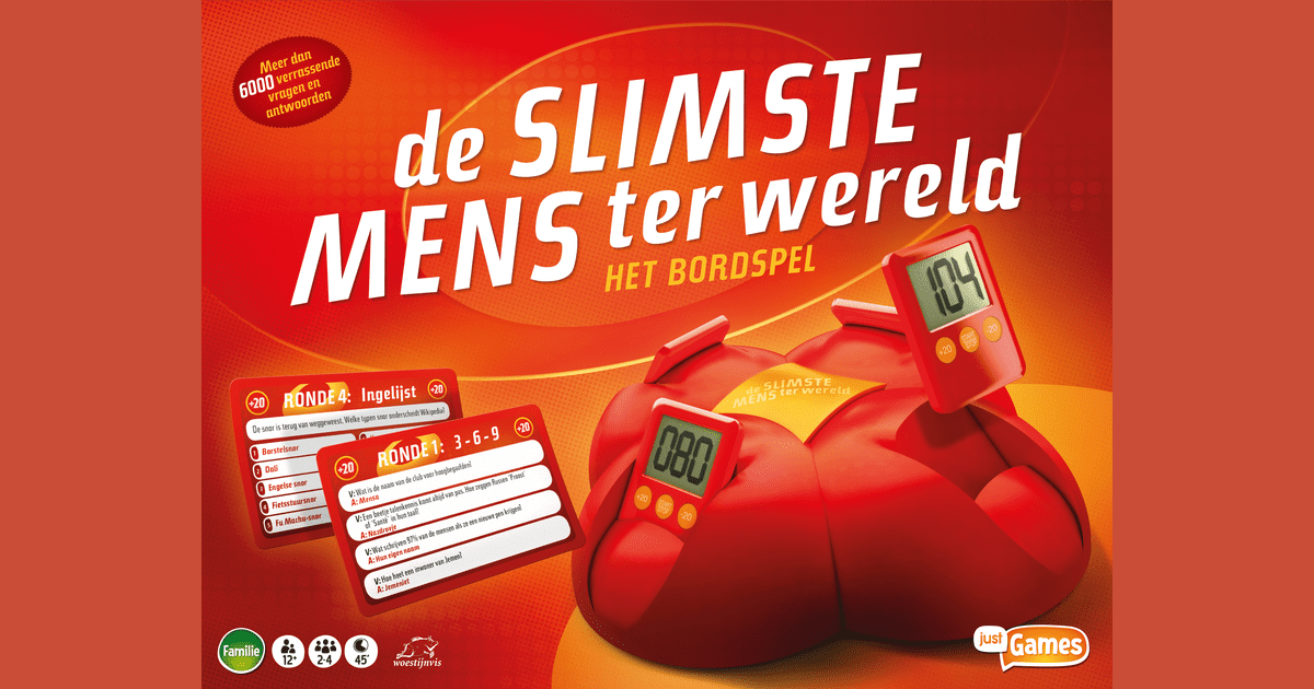 De Slimste Mens ter Wereld Het Bordspel Board Game BoardGameGeek