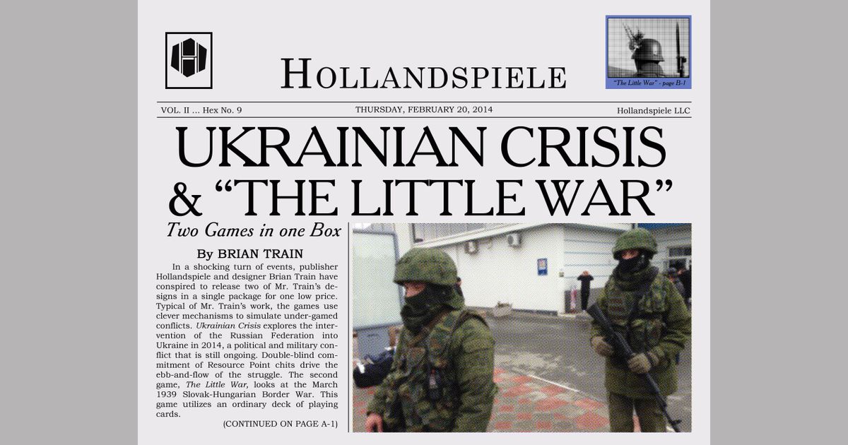 Ukrainian Crisis & The Little War Board Game BoardGameGeek