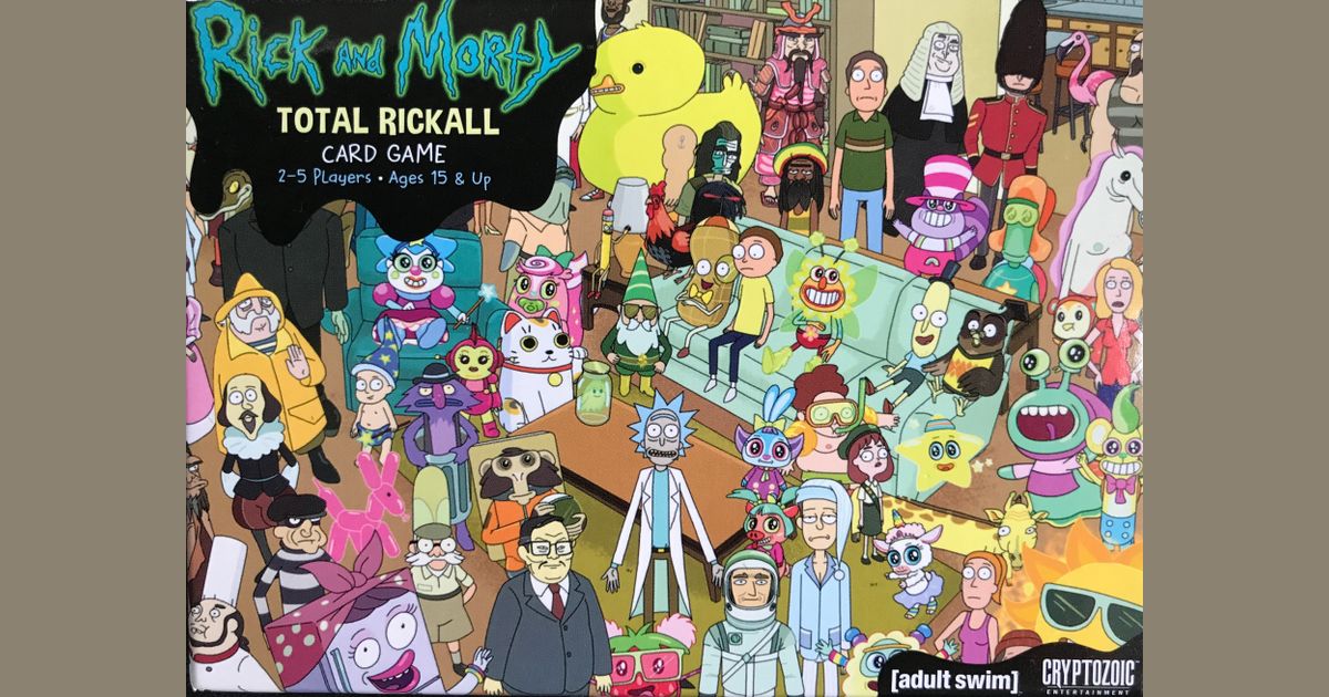 Rick And Morty Total Rickall Card Game Board Game Boardgamegeek