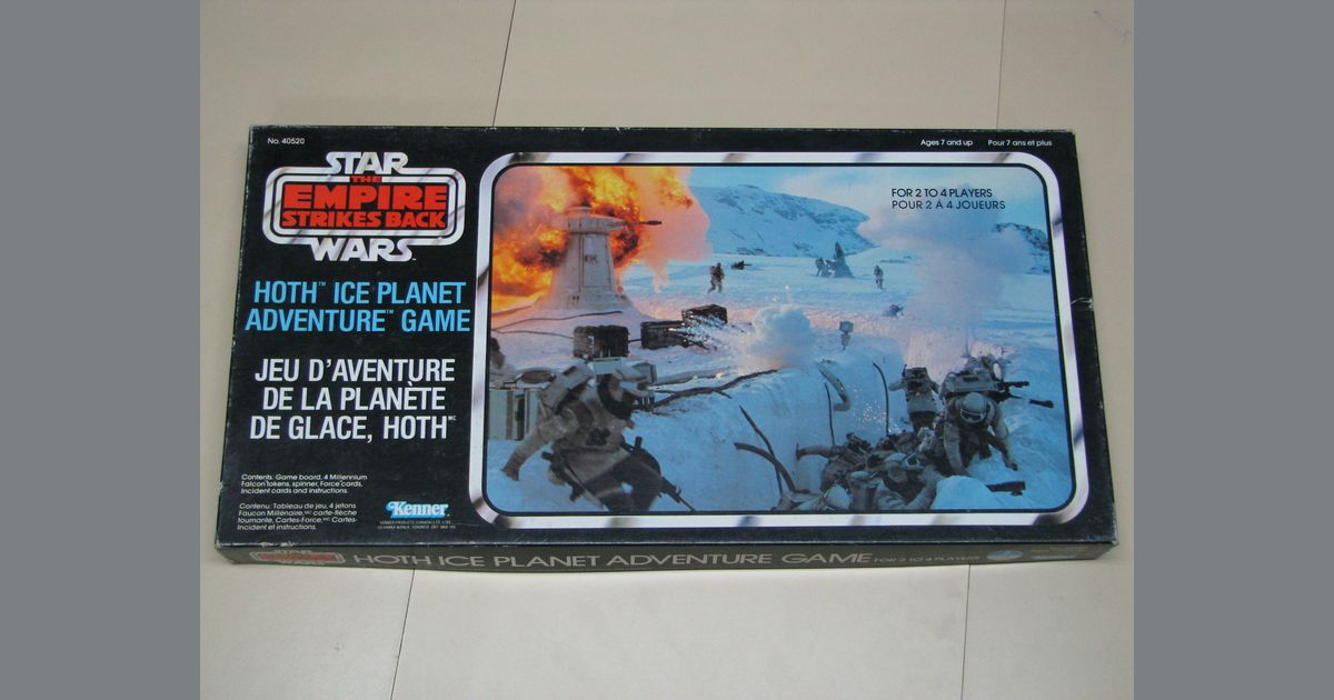 star wars the empire strikes back hoth ice planet adventure board game