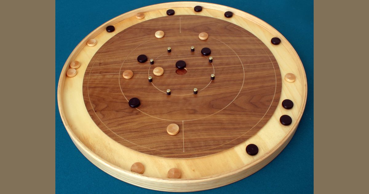 Pieces Game Set of 24 Crokinole Wooden Disks