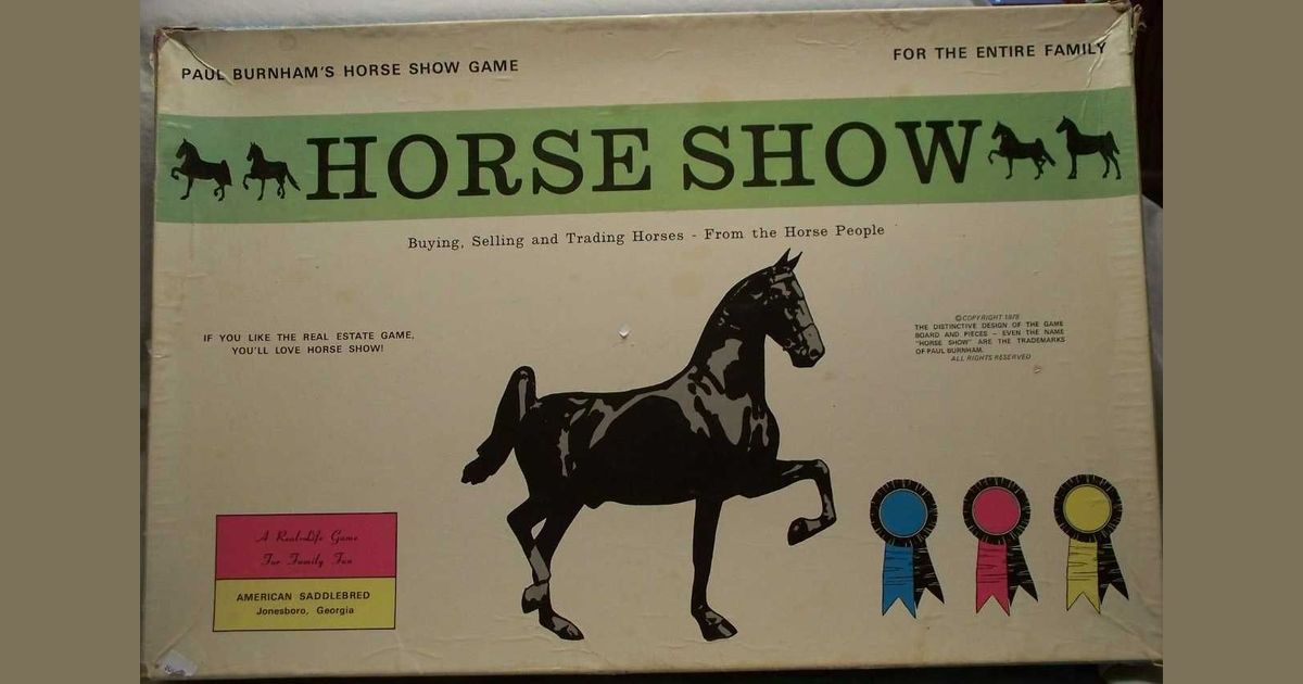 Horse Show Board Game Boardgamegeek