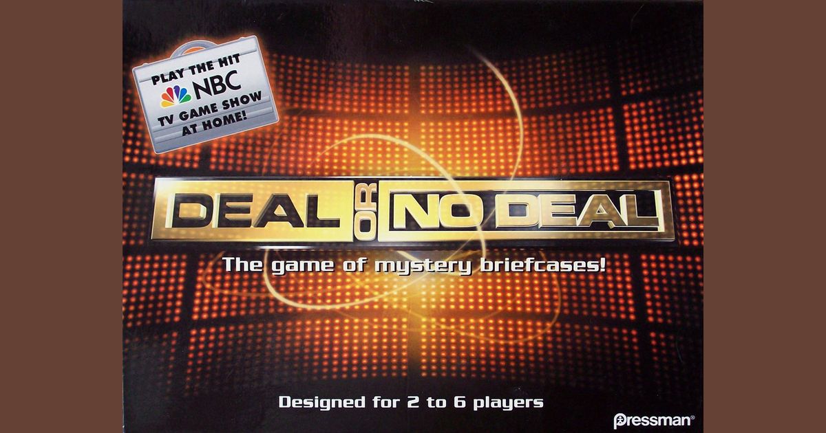 Deal or No Deal Board Game BoardGameGeek