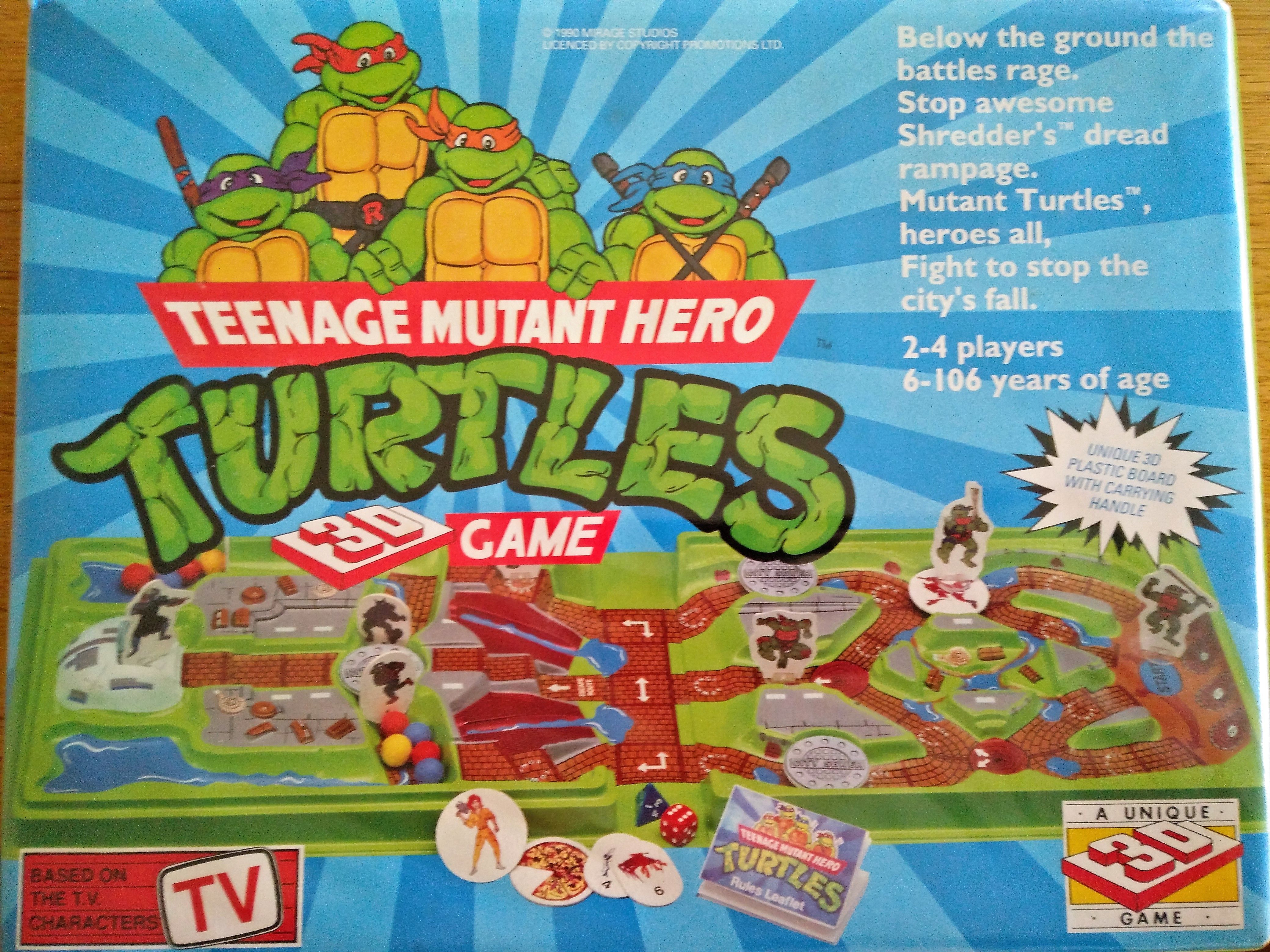 Teenage Mutant Hero Turtles: 3D spel