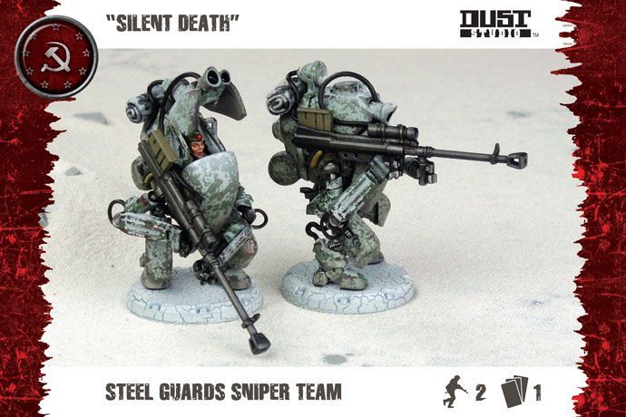 Dust Tactics: Steel Guard Sniper Team – "Silent Death"