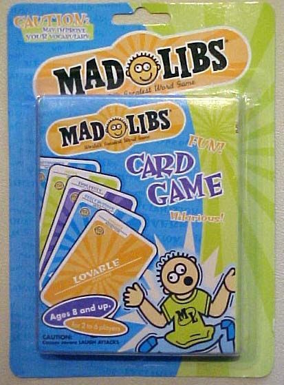 Mad Libs Card Game