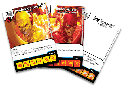 DC Comics Dice Masters: Speedsters Promo Cards