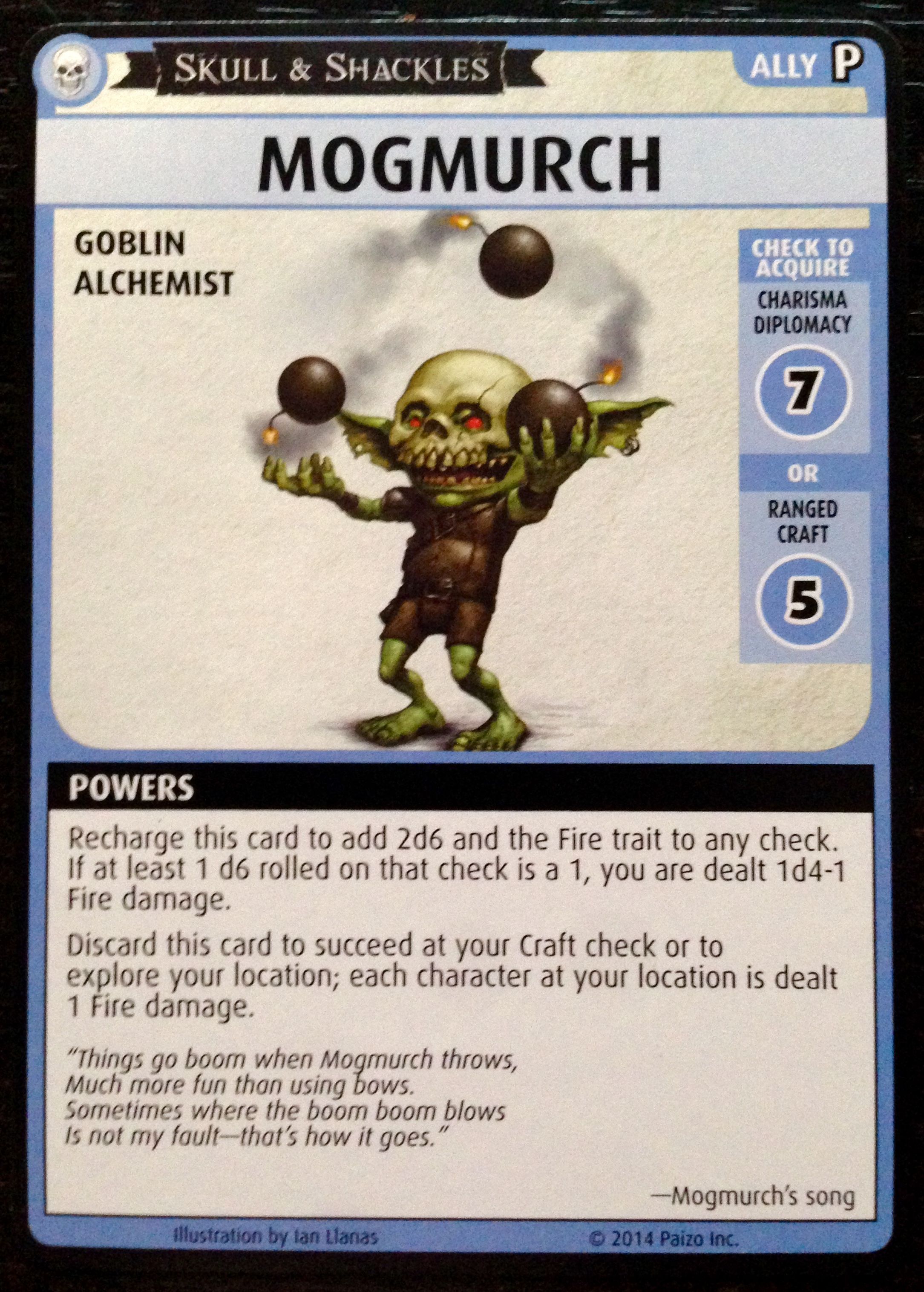 Pathfinder Adventure Card Game: Skull & Shackles – "Mogmurch" Promo Card