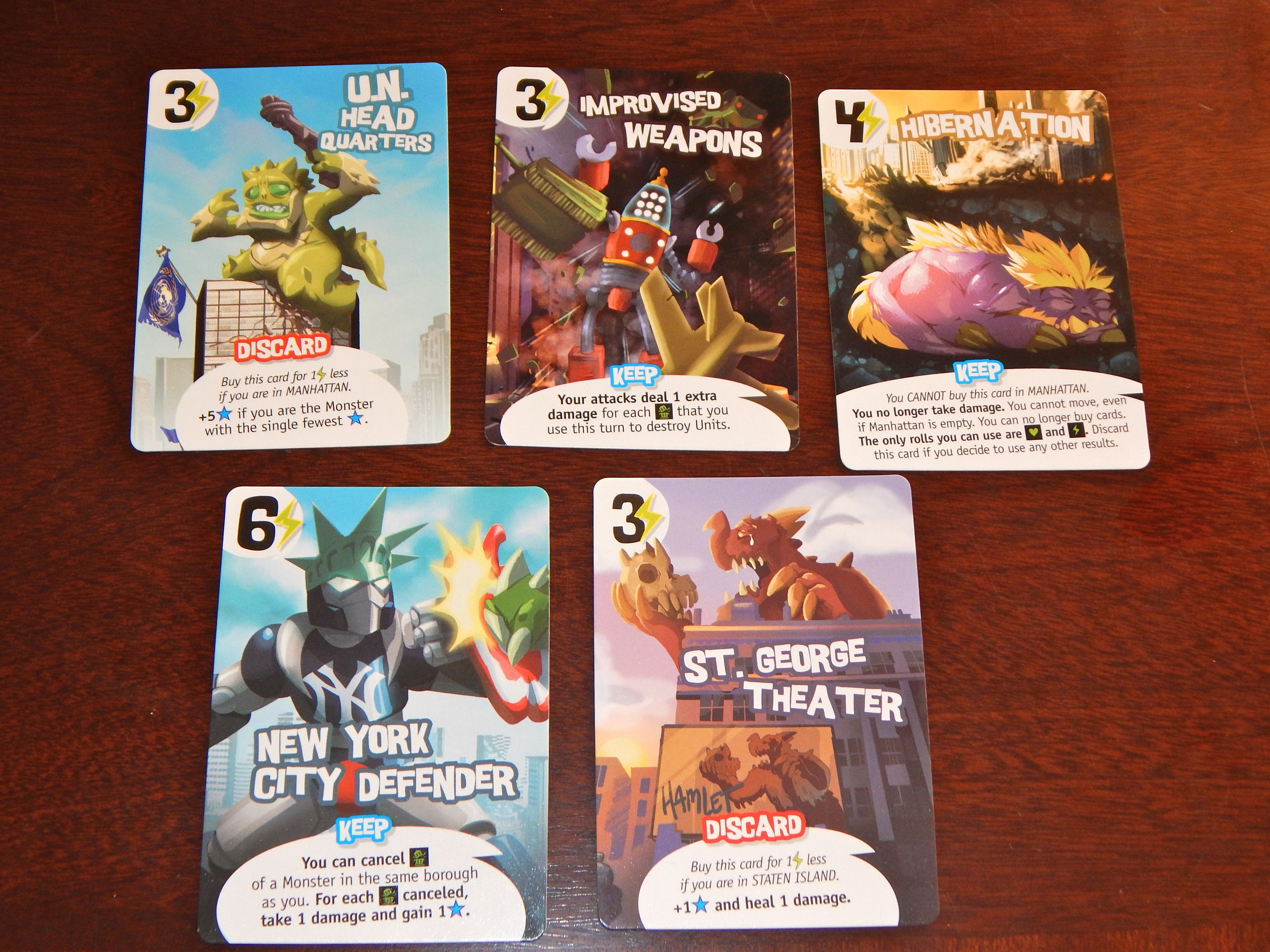 King of New York: Promo Cards