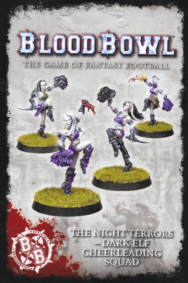 Blood Bowl (2016 edition): The Night Terrors – Dark Elf Cheerleading Squad