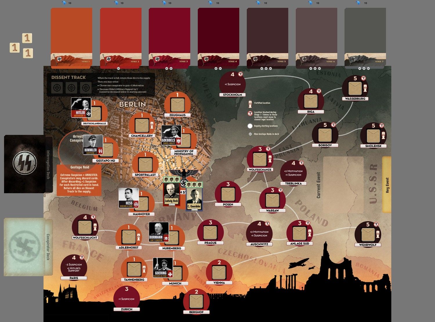 Vassal game module (to play online or solo) Black Orchestra