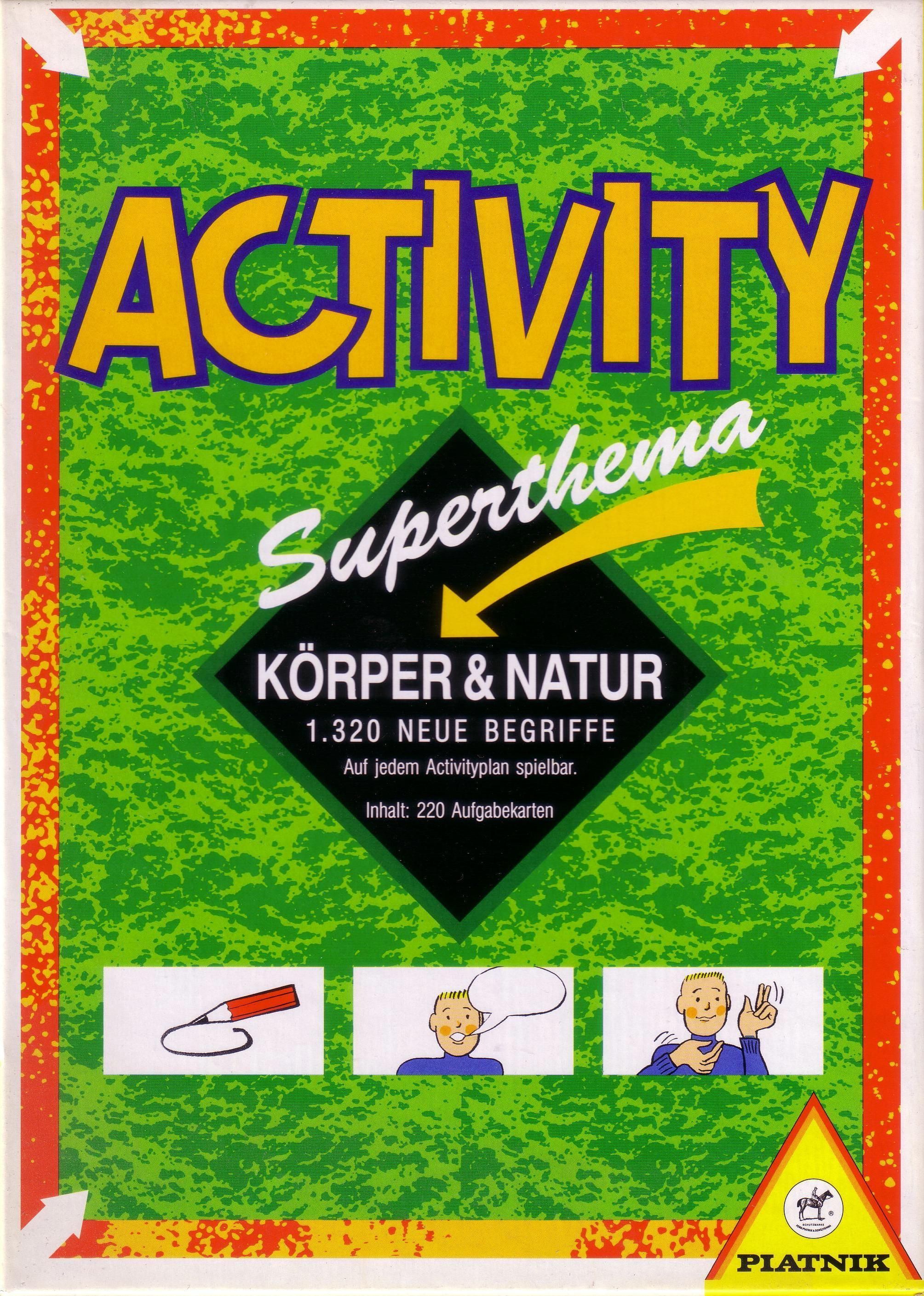 Activity Superthema Körper & Natur