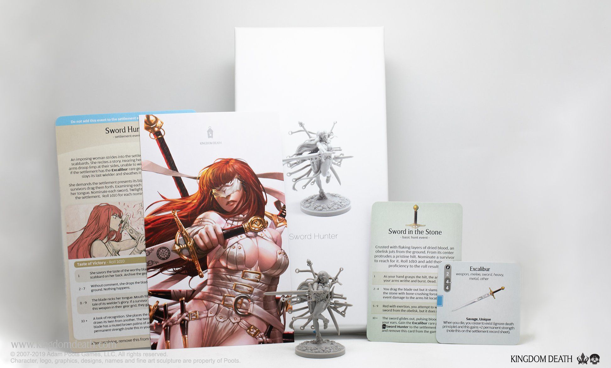 Kingdom Death: Monster – White Speaker Sword Hunter Promo Cards