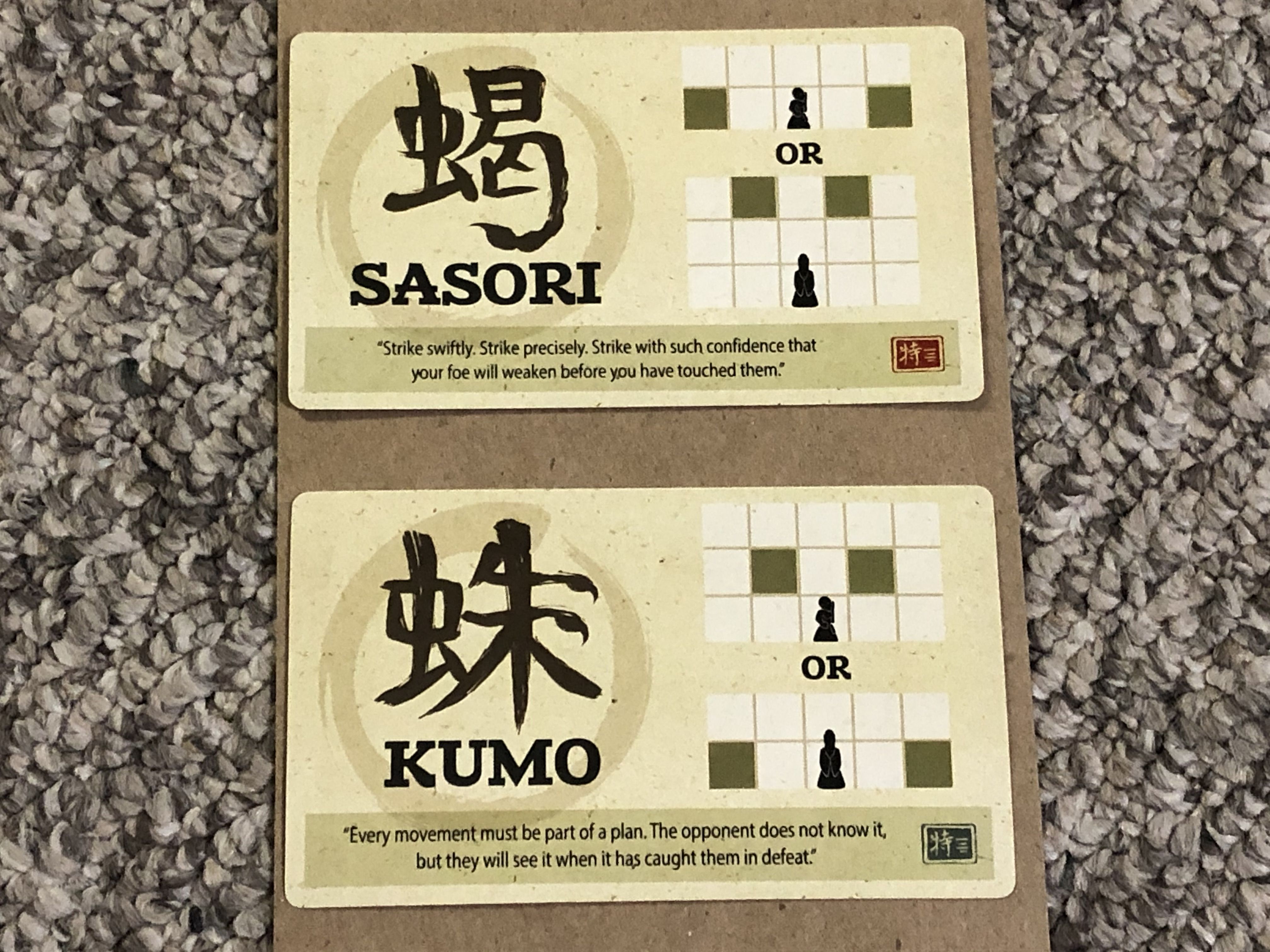 Onitama: Kumo and Sasori